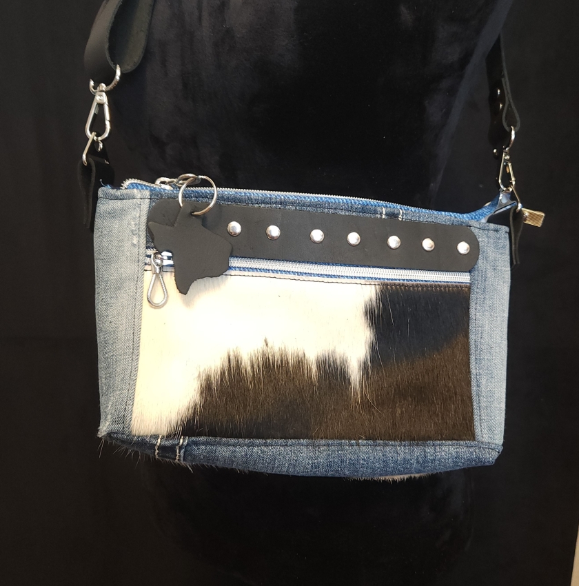 Denim Cowhair 6
